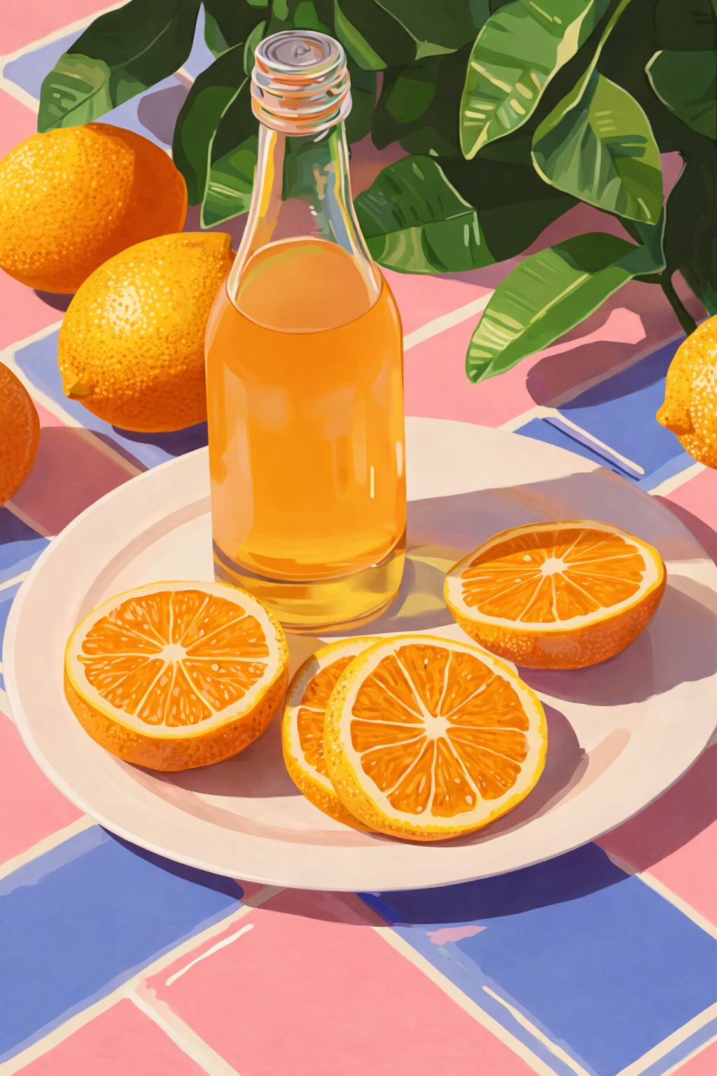 Orange Juice Diamond Painting Kit