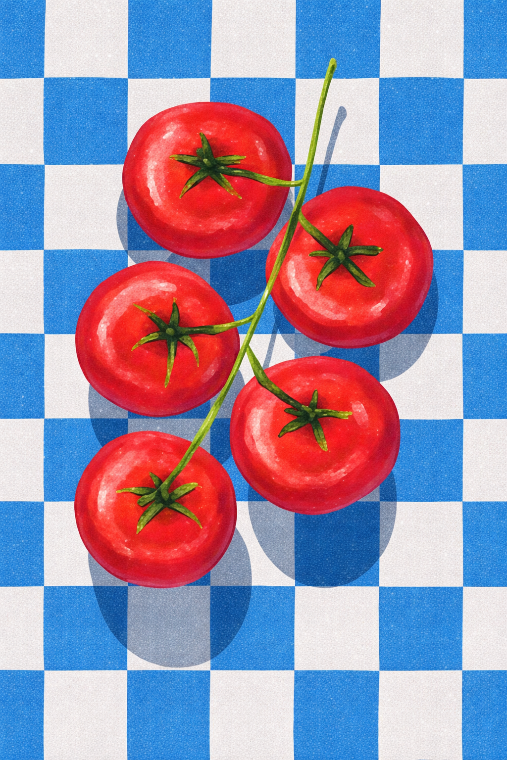 Cherry Vine Picnic Diamond Painting Kit