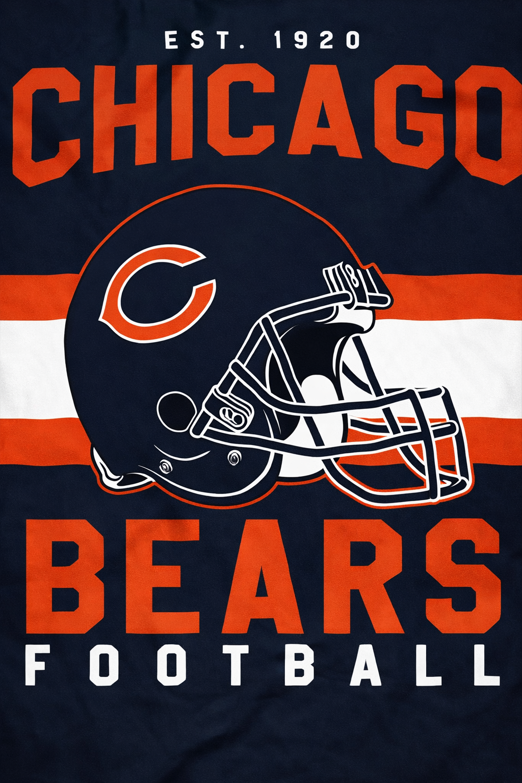 Chicago Bears Football Diamond Painting Kit