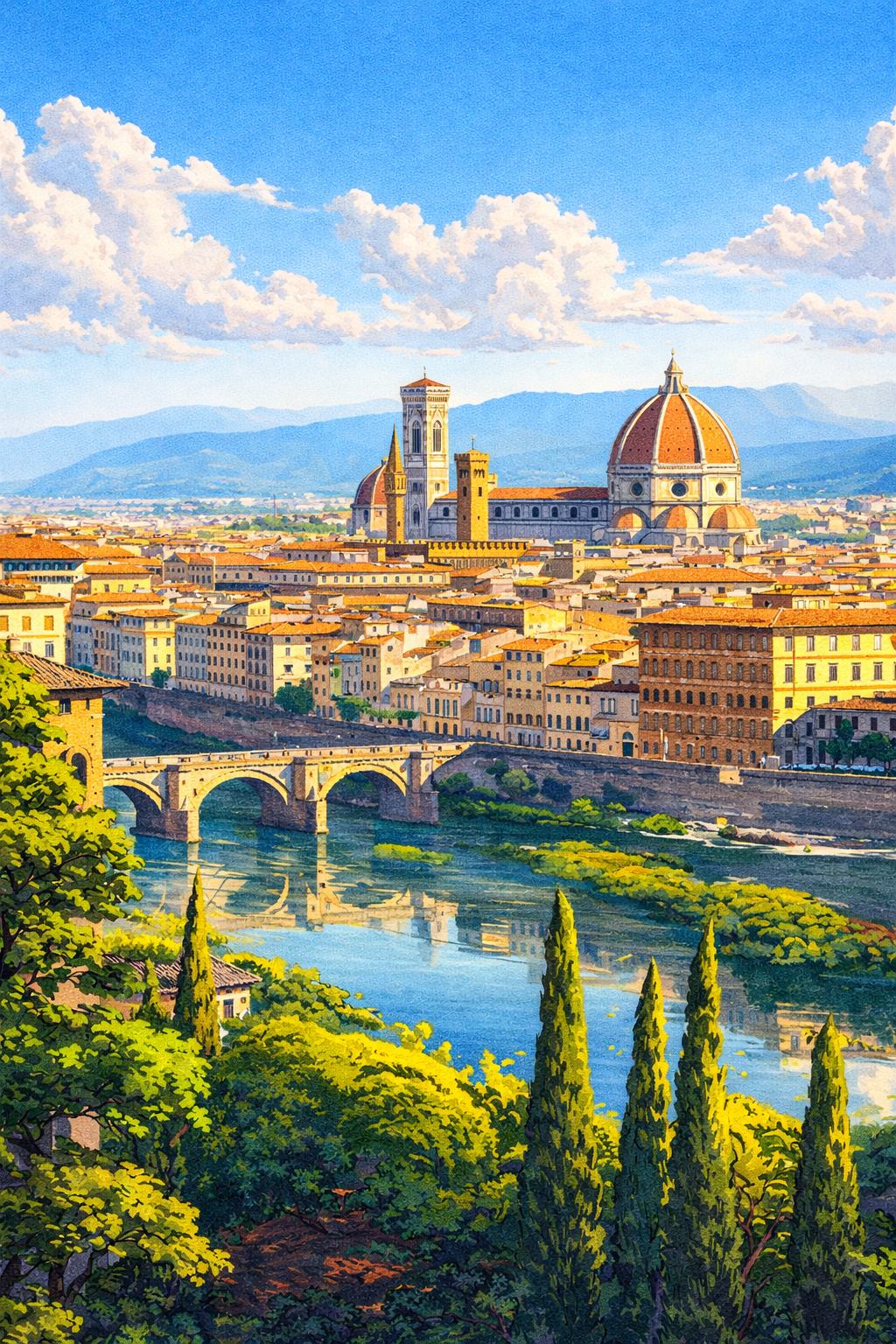 Florence Cityscape Diamond Painting Kit
